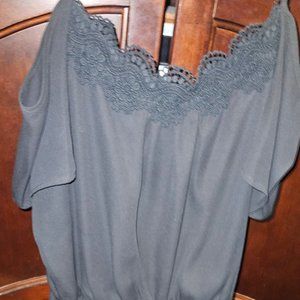 DECREE romper in black size Large